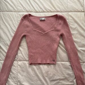 Hollister Sweetheart Neckline Knit Top